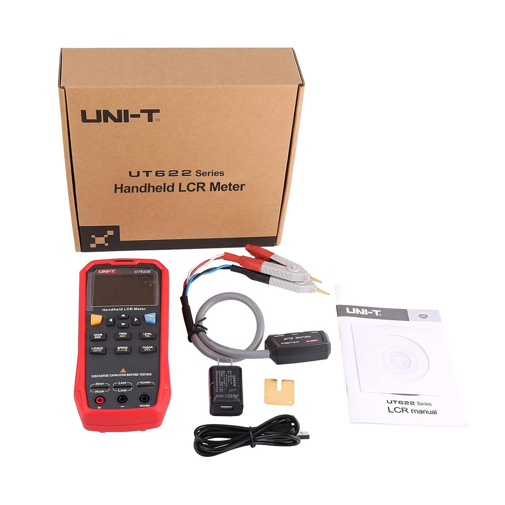LCR Meter UT622E, Handheld Digital Multi Meter Inductance Capacitance Resistance