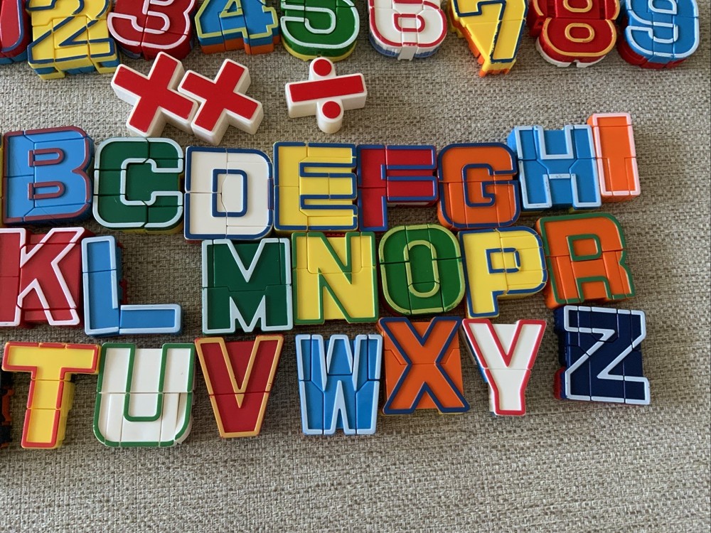 Numberblocks Transforming Number Figures & Alphabots Alphabet Missing #1 & Q