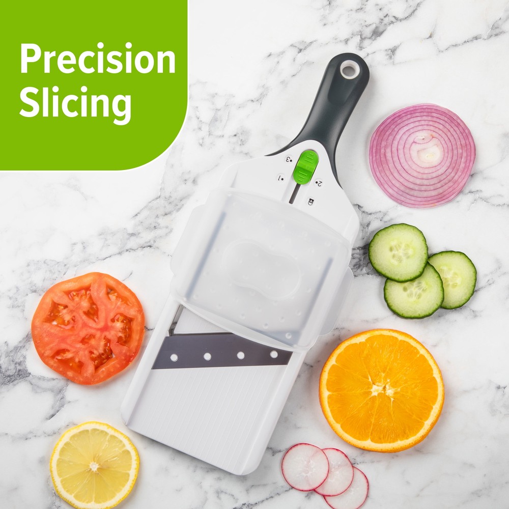 PrepSolutions Adjustable Mandolin Slicer with Sharp Stainless Steel Blade