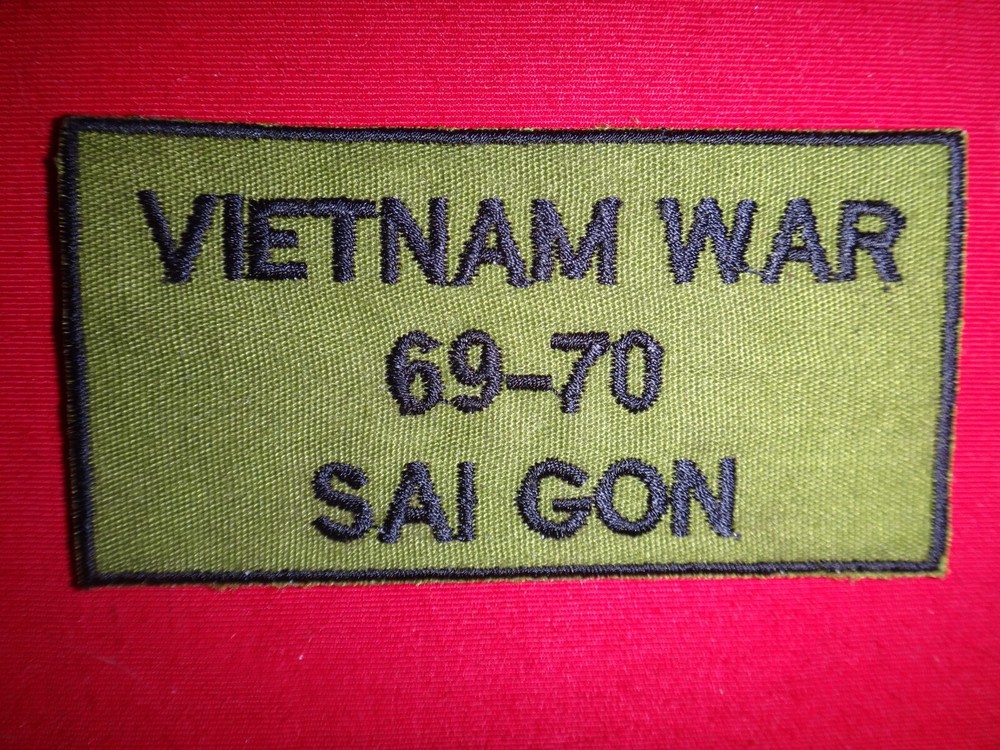 Vietnam War Subdued Patch VIETNAM WAR 69-70 SAIGON