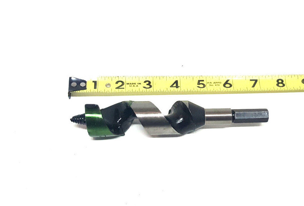 Klein Tools Ship Auger Bit with Screw Point 1-1/4'' bit size x 4'' 53409