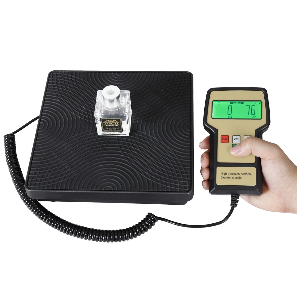 Compact Portable Refrigerant Charging Scale Non Slip Textured Rubber Platform