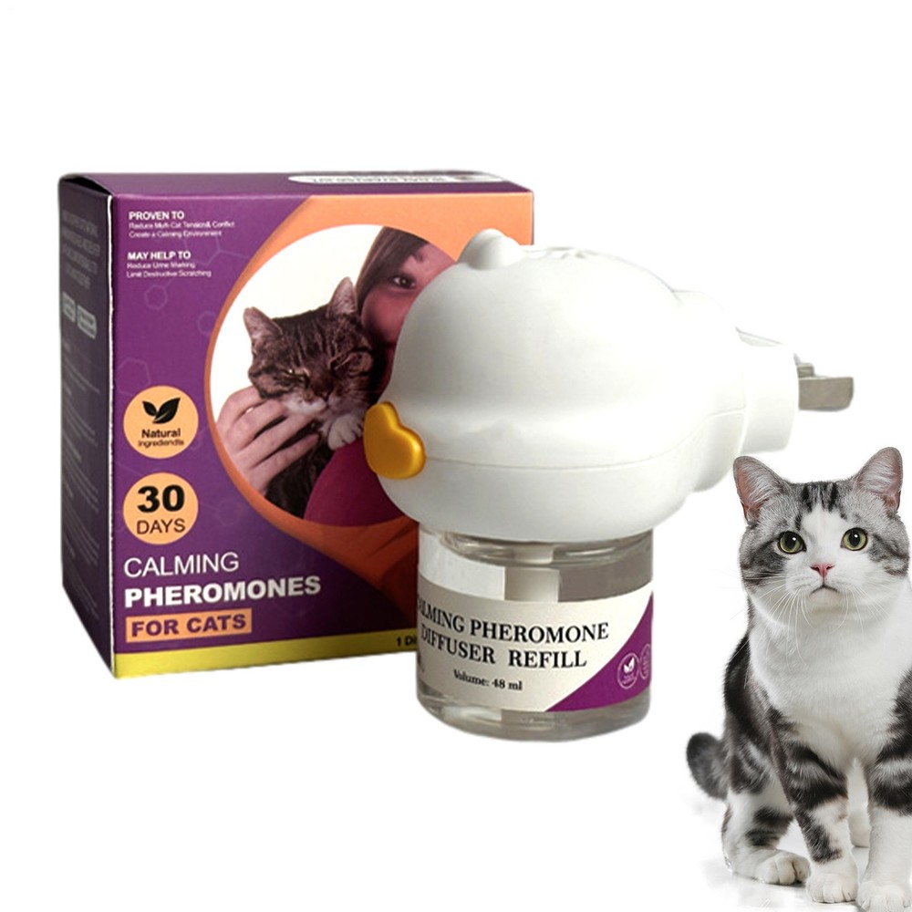 Pheromone Diffuser For Cats Cat Pheromone Plug-In Relaxants Start Kit For Anxiet