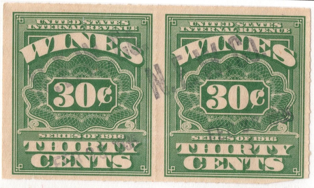 U.S. - RE71 - Pair - N.E.W. Co cancel