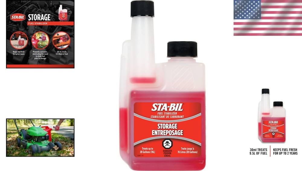 236ml Fuel Stabilizer for Enhanced Engine Performance & Longevity