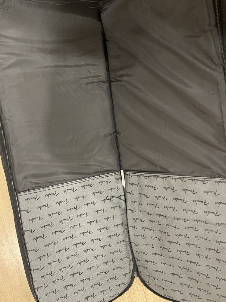 Fender Medium Gig Bag Black Gray Fully Lined Carry Handle Strap Zippered Pockets