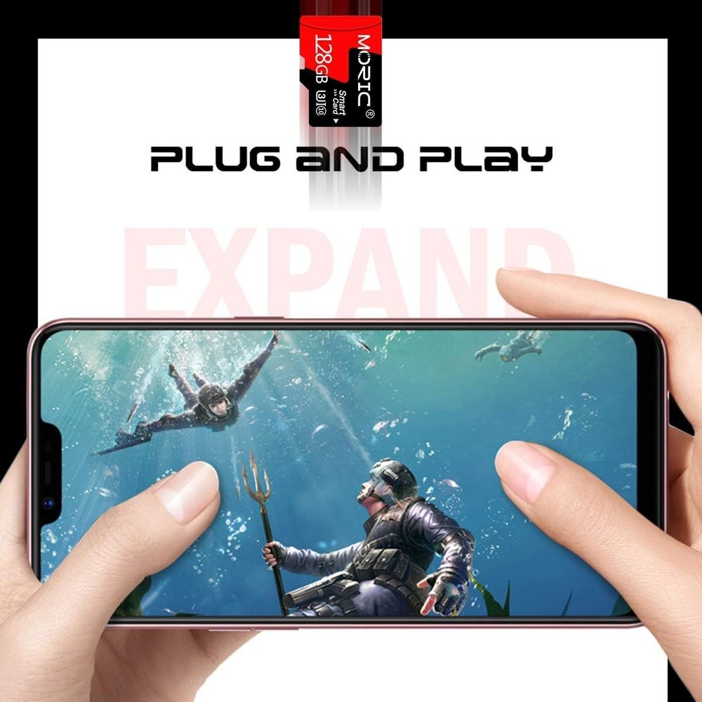 128GB Water-Resistant Micro SD Cards - Compact Storage with Speed & Reliability