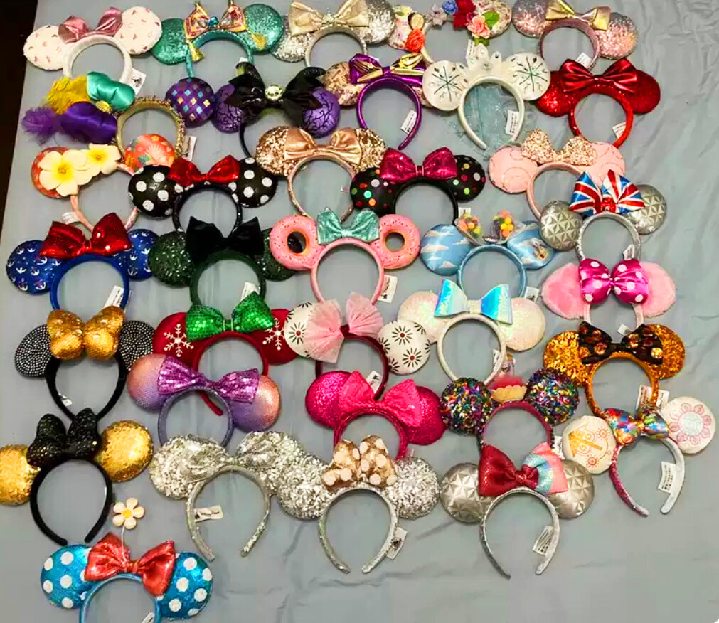 142 Styles Disney Parks 100 Years Loungefly Minnie Ears Bow Headband 2025