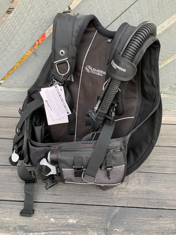 Sherwood Shadow Hybrid Scuba Diving BCD, Large