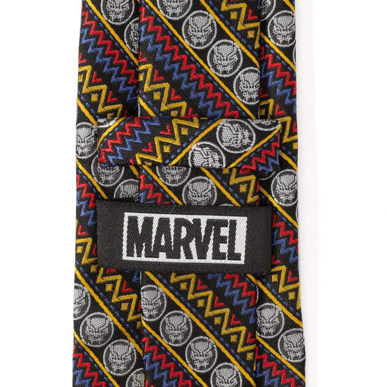 👔 Marvel Black Panther Tribal Stripe Men's Tie