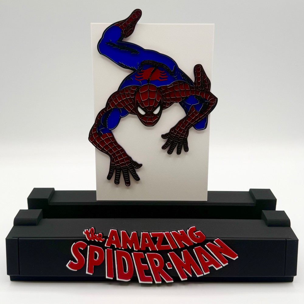 Spider-Man Comic Book Display Stand for Graded CGC, CBCS, and Non-Graded Comics