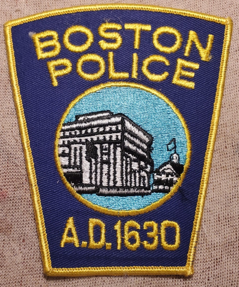 MA Boston Massachusetts Police Shoulder Patch