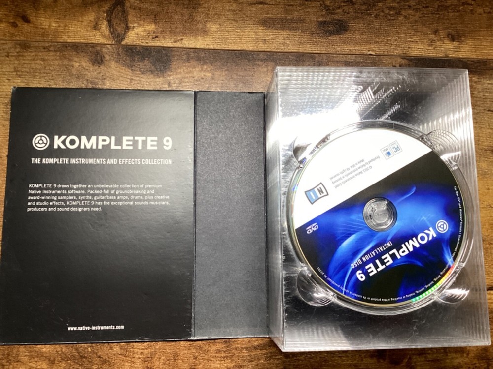 Komplete 9 Native Instruments & Effects Collection 12 Discs No Serial Number