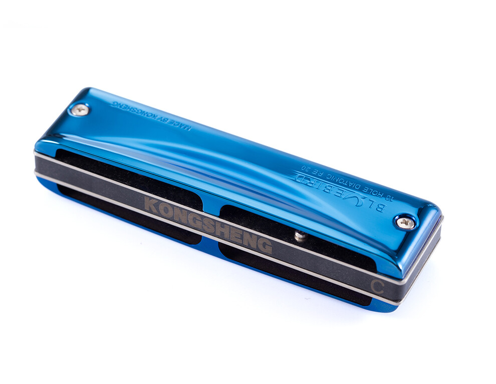 Kongsheng Bluebird High Quality 10 Hole Diatonic Harmonica multiple keys