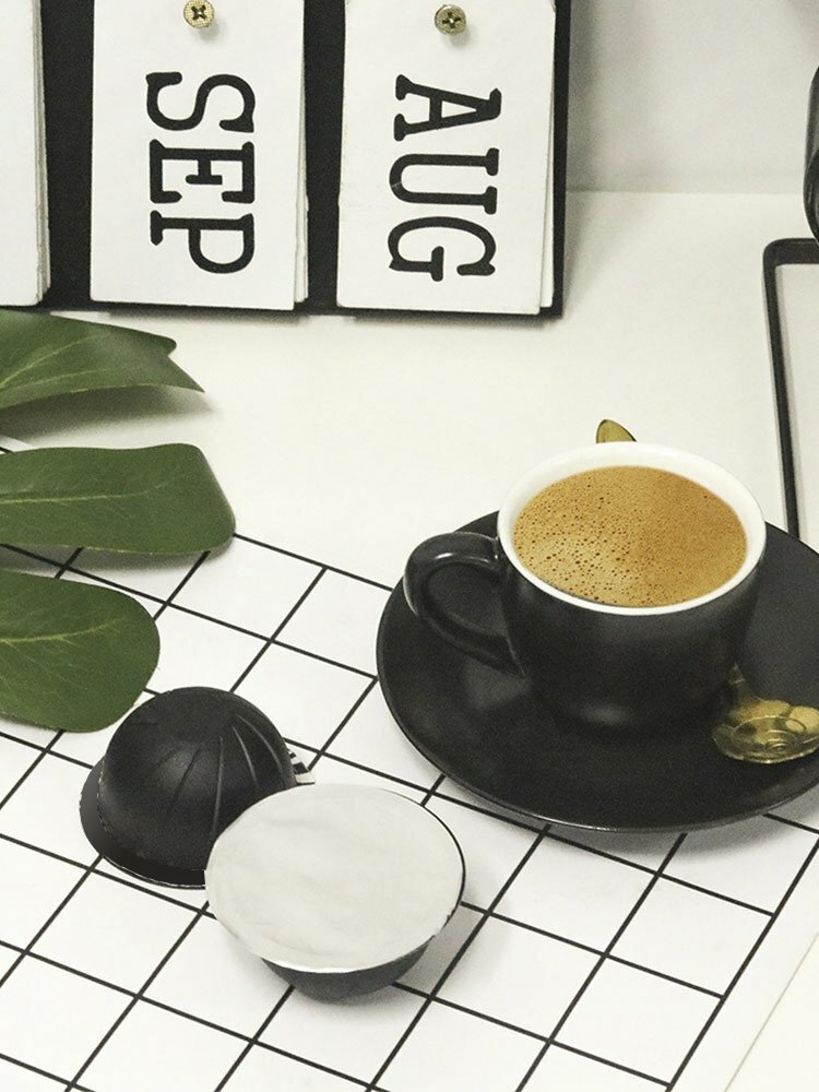 Reusable Refill Espresso Capsule Pod Shell for Nespresso Vertuo Coffee Machine