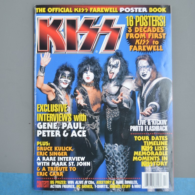 KISS Magazine Official Farewell Poster Book 2000 Ships Free In USA