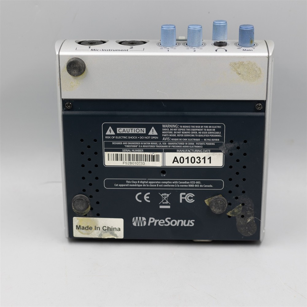 Presonus Fire Studio Mobile Firewire Audio Interface