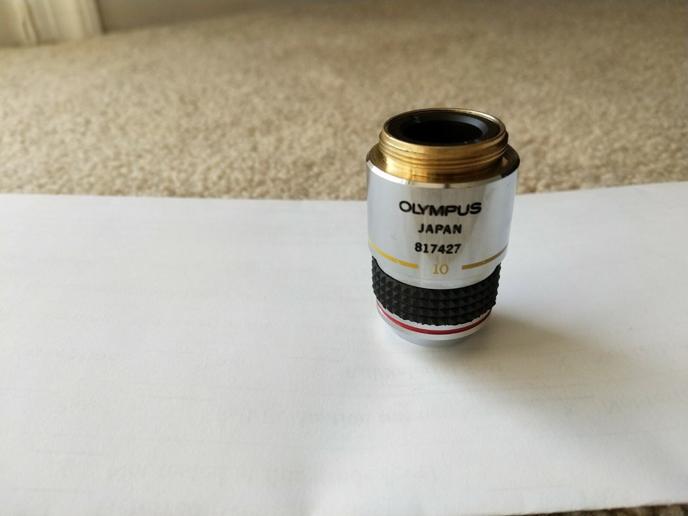 Olympus SPlan 10PL 0.30, 160 / 0.17 Phase Contrast Microscope Objective