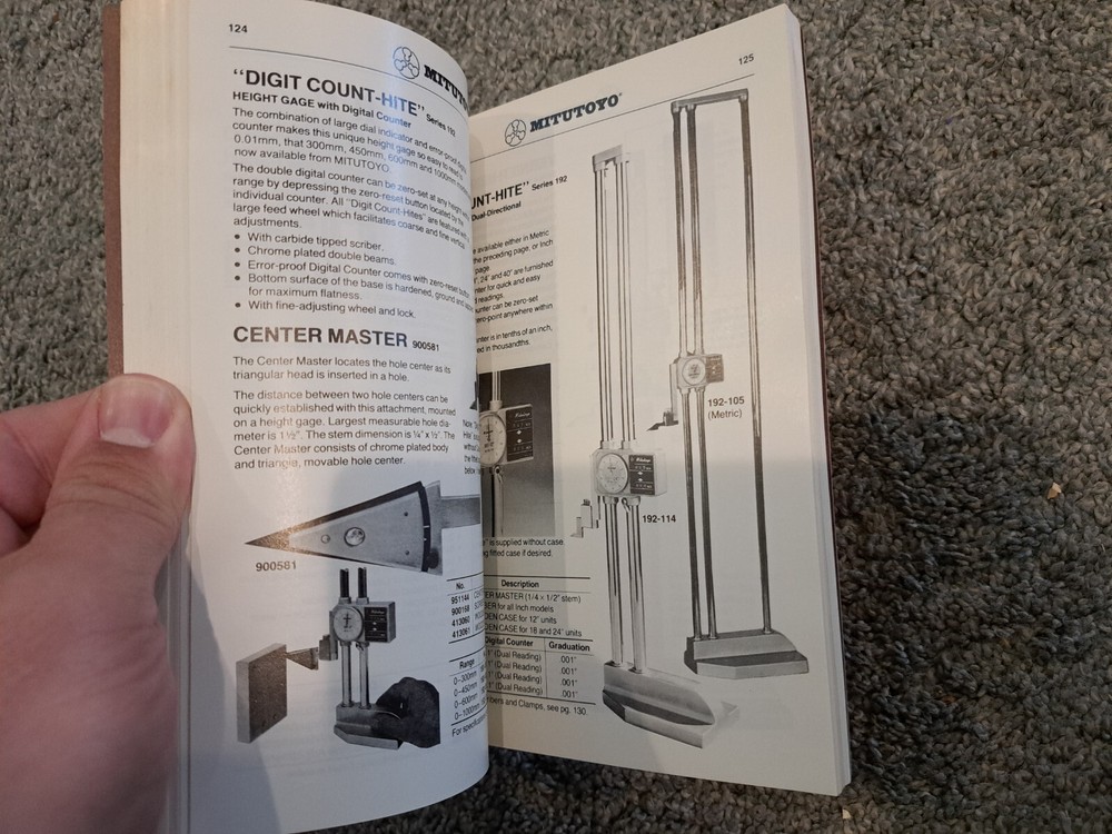 Mitutoyo Measuring Instruments Catalog No. 5000 Precision Tools
