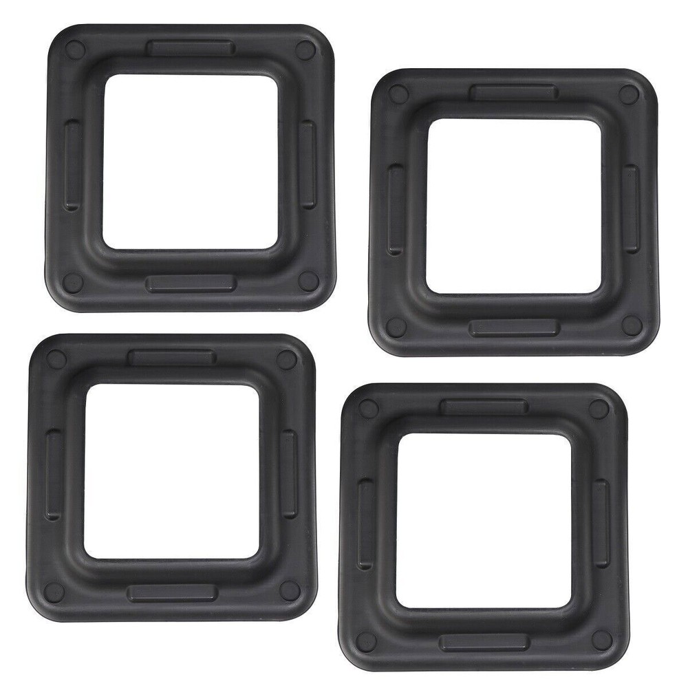 43"Exercise Aerobic Stepper Workout Step Adjustable 4"-6"-8" w/4 Riser Gray 2PCS
