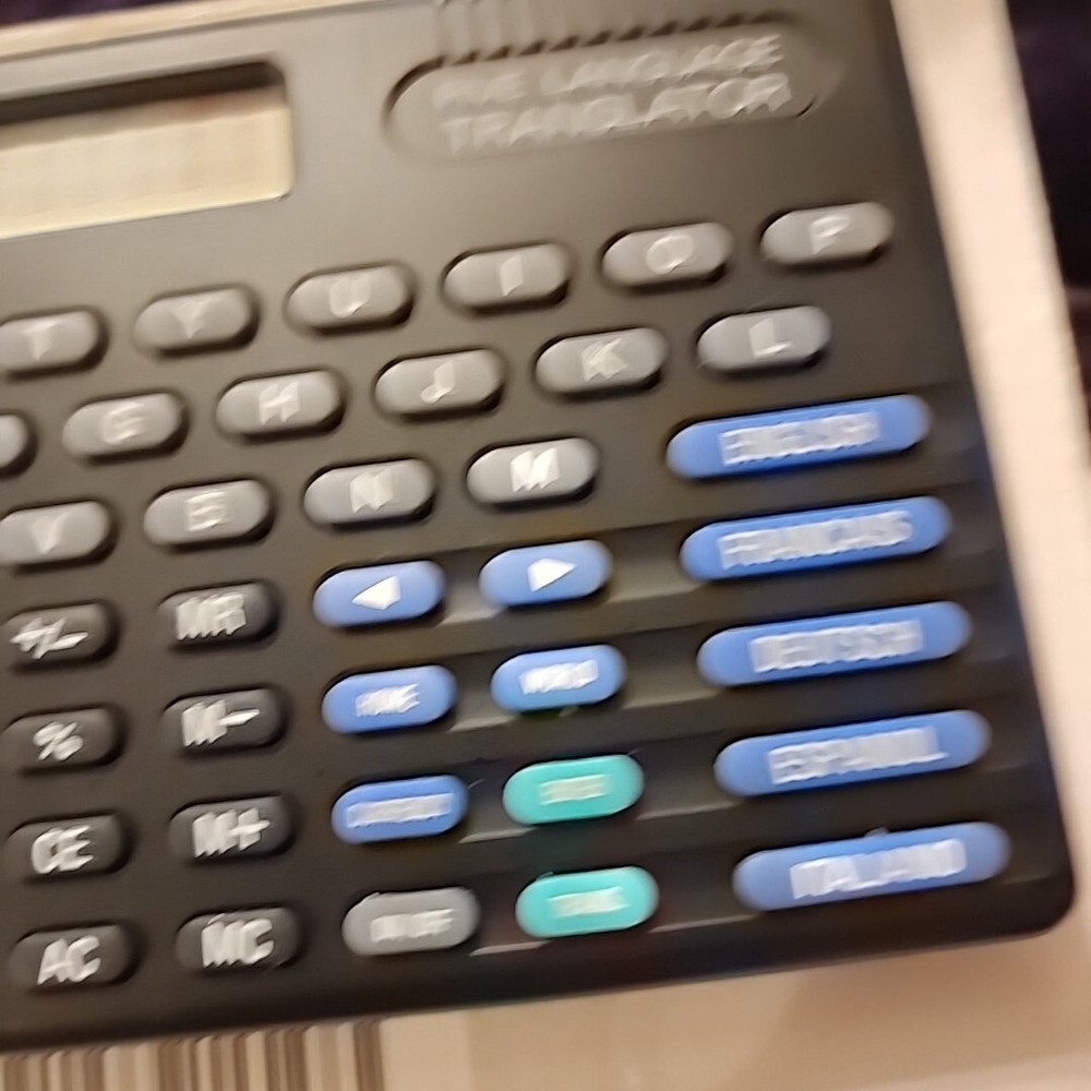 Micronta LCD-Language Translator Tested Works