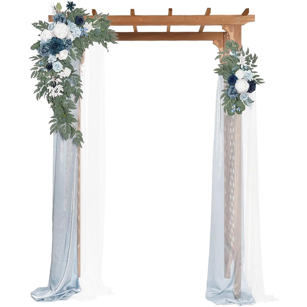 Arbor Over 7FT High Wooden Garden Arch Arbor Trellis Pergola Outdoor Patio Plant