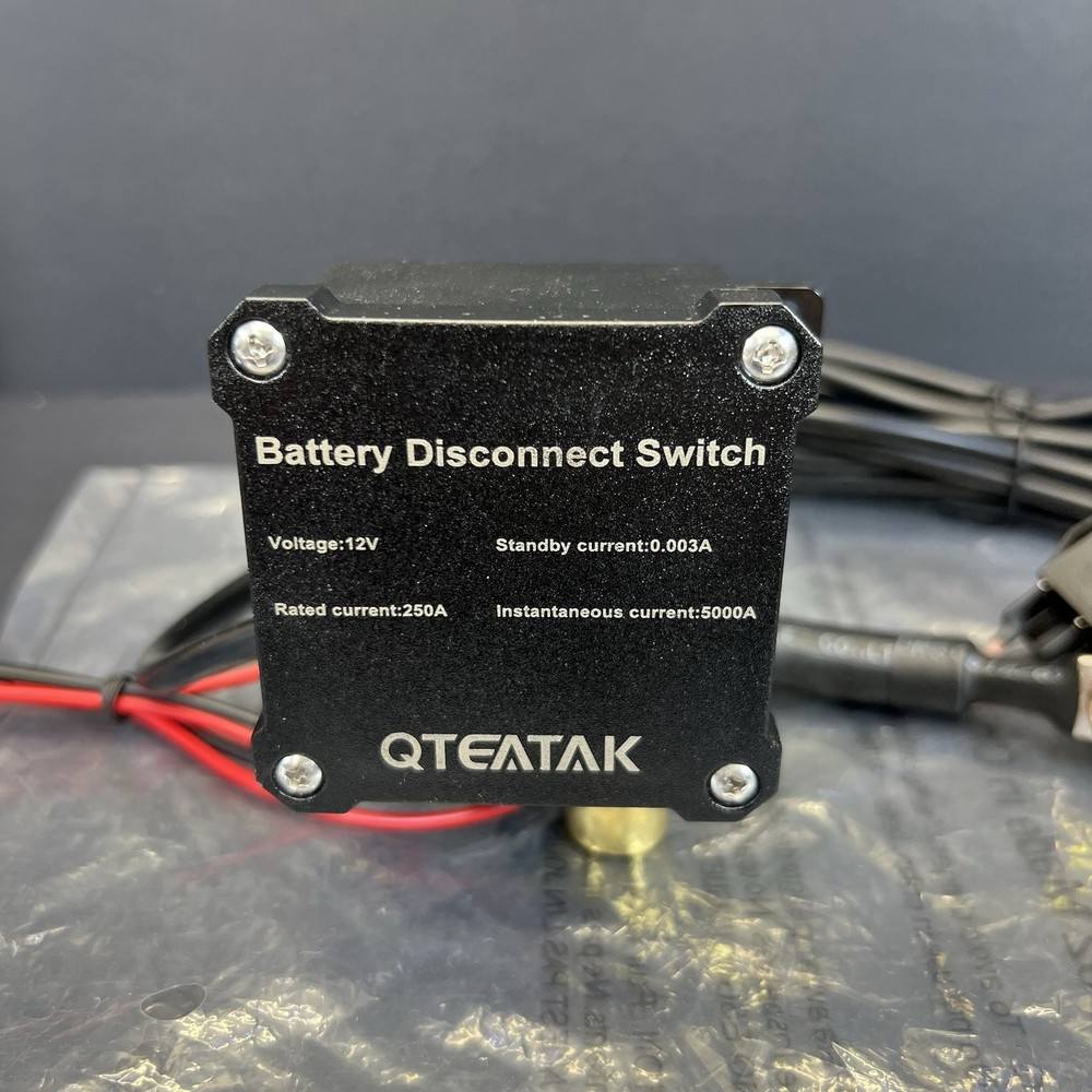 12V 250A Battery Disconnect Switch, KCD4, Manual Control (Panel Rocker Switch)