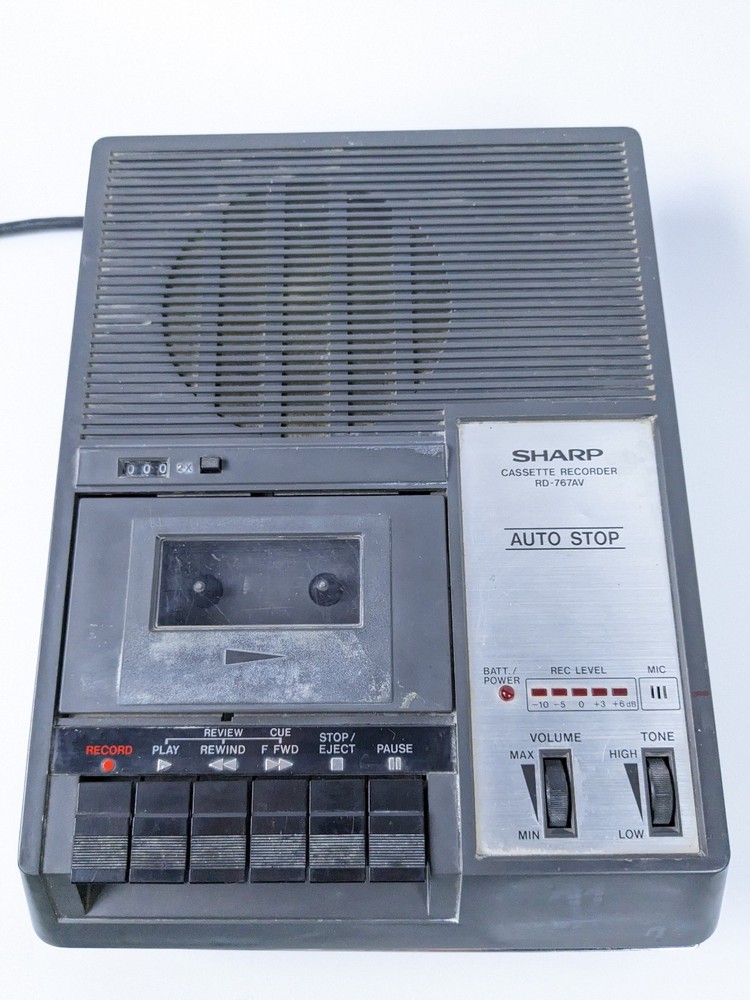 Vintage Sharp RD-767AV Cassette Player/Recorder