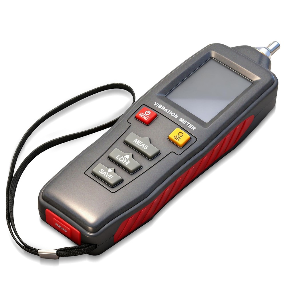 Vibration Meter Digital Vibration Meter Measures 0.1~199.9m/s² Acceleration