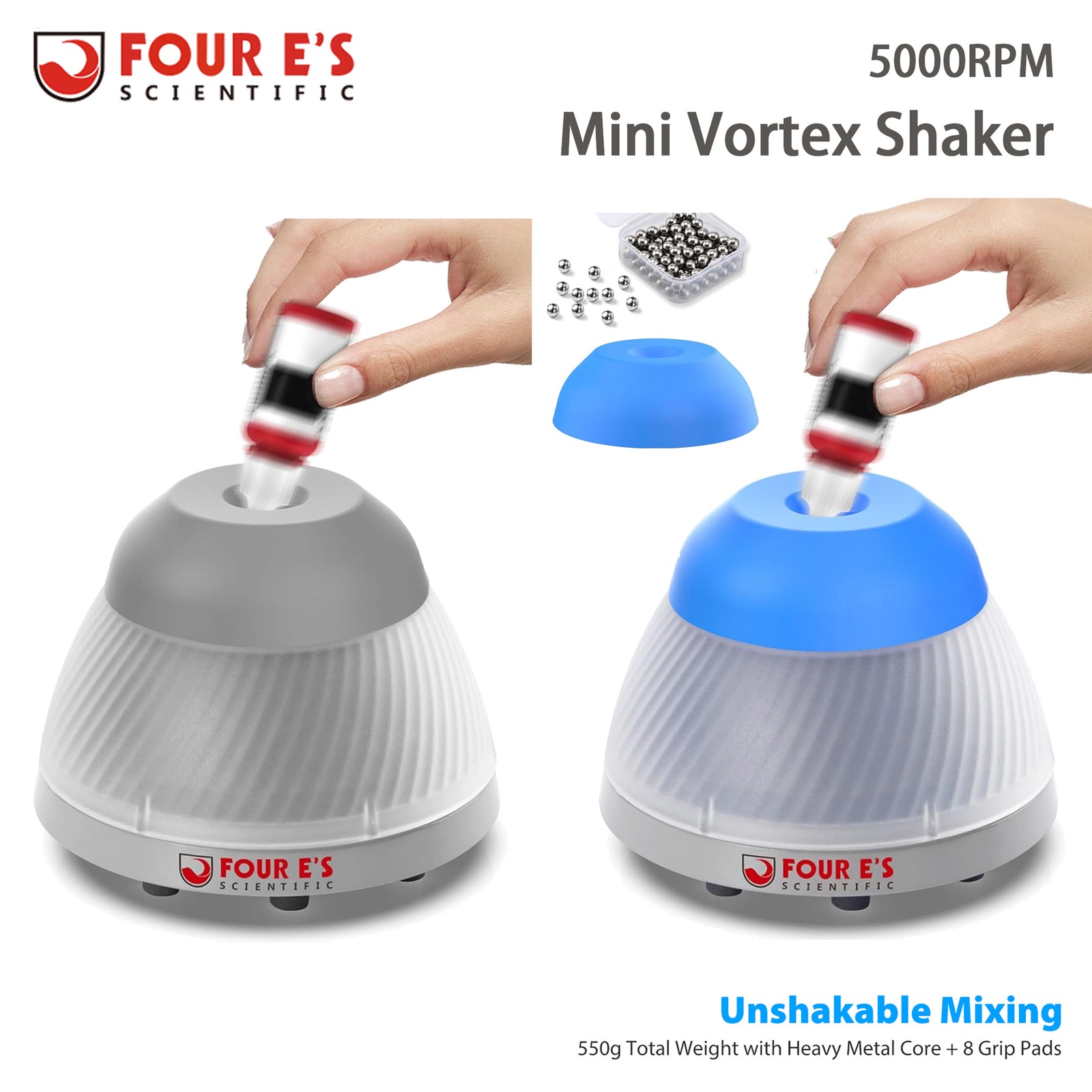 Mini Vortex Mixer Tattoo Paint Shaker Mixer for Ink Lab Vortex 5000rpm w/ Cap