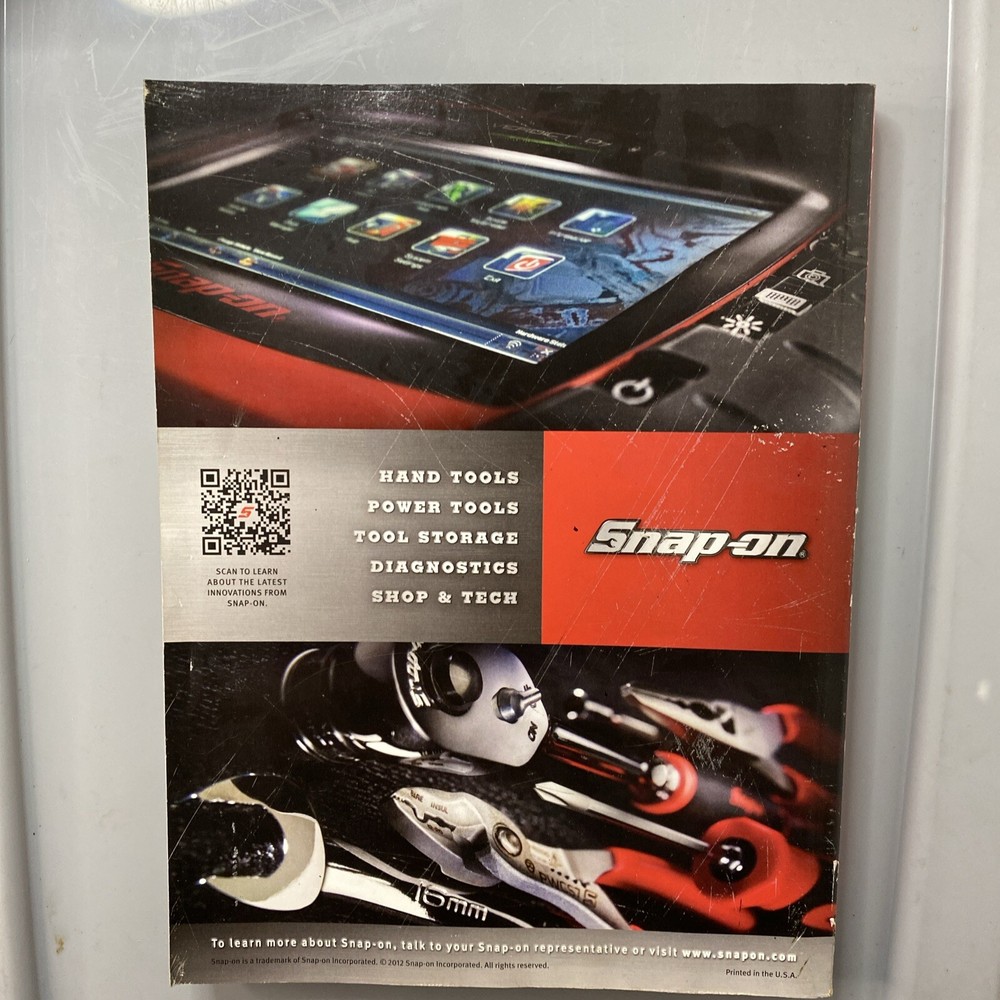 2012 Snap-On Tools Catalog #1200 over 600 pages