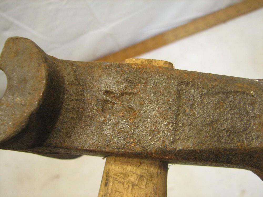 Antique Atha Blacksmith Rounding Forming Hammer Forging Tool Sledge Forge Swage