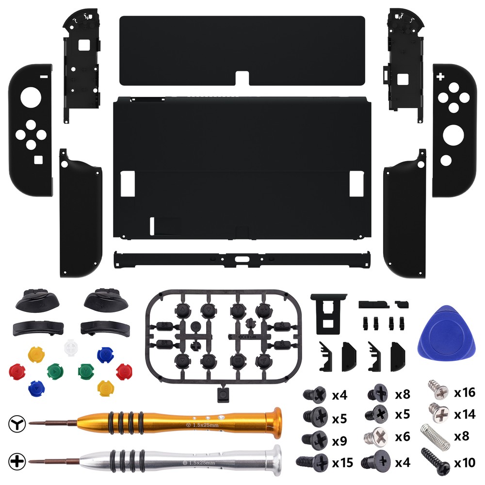 eXtremeRate Replacement Full Set Shell Buttons Housing for Nintendo Switch OLED