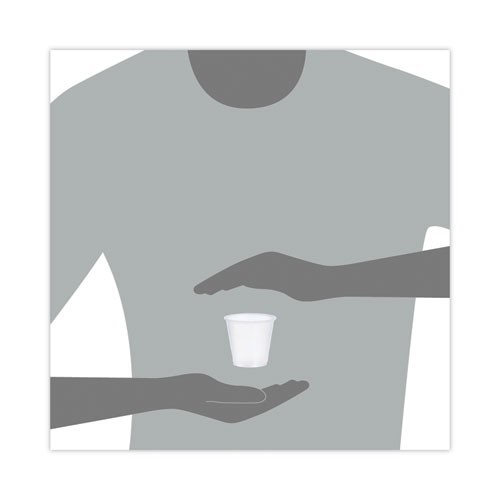 Dart High-Impact Polystyrene Cold Cups, 3.5 oz, Plastic, Translucent, 100/Pack