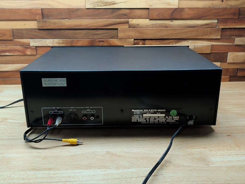 VINTAGE SANKYO STD-2000 STEREO CASSETTE DECK EXCELLENT