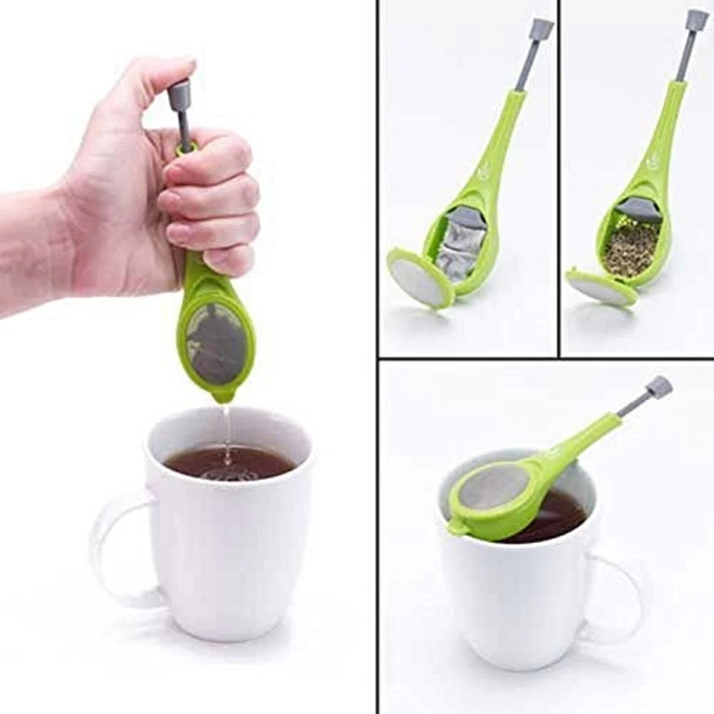 1 Pack Silicone Tea Infuser Strainer Loose Leaf Steeper Herbal Spice Filter Mug