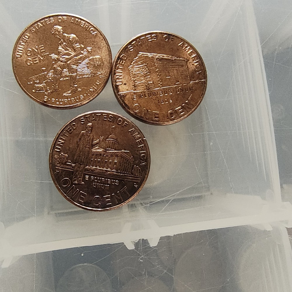 2009 Lincoln Bicentennial Small Cent - 3 Reverse Varieties