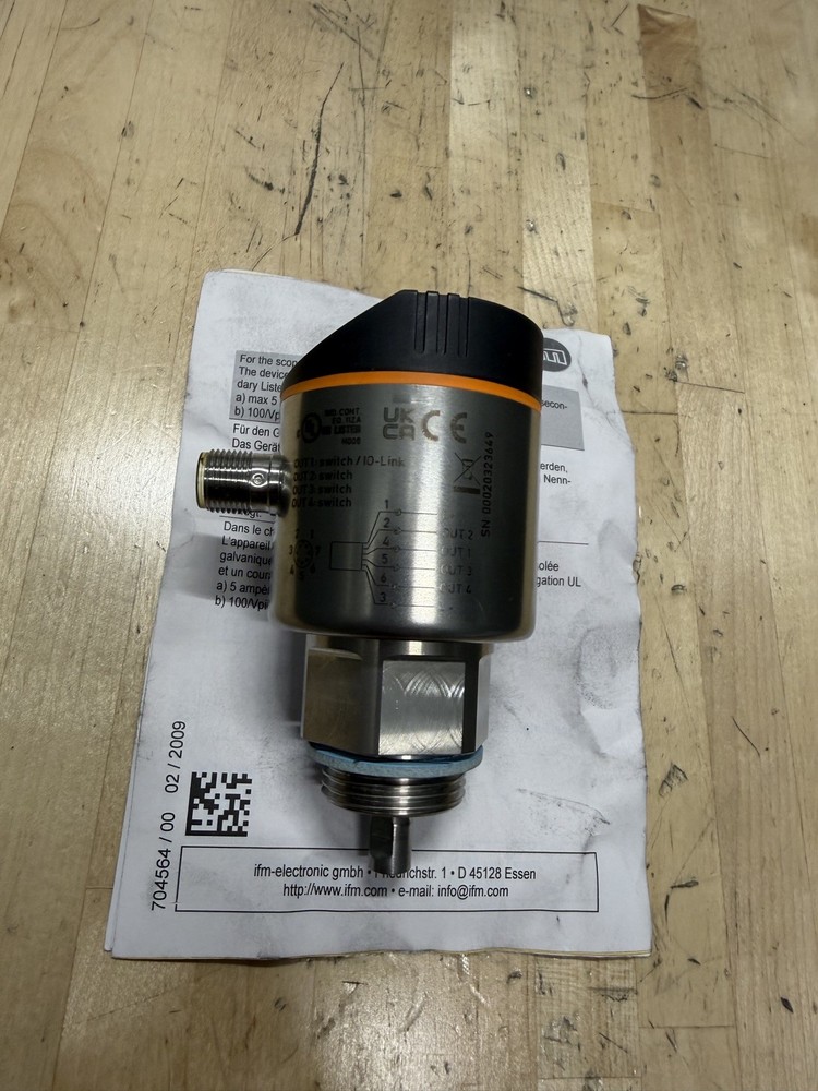IFM EFECTOR LR8000 LEVEL SENSOR GUIDED WAVE RADAR