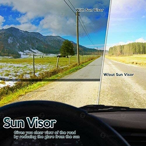 HD Car Sun Visor Extension Car Anti Glare Driving Tac Visor Universal Day Night