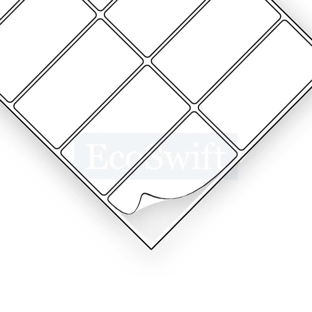 10-100,000 4 x 2 Premium Laser/Ink Address Shipping Adhesive Labels 10 per sheet