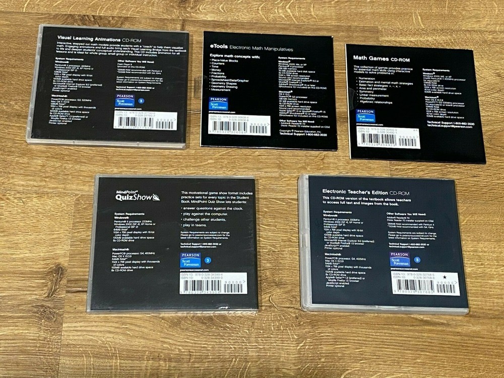 enVision Math California Grade 3 CD ROM Discs