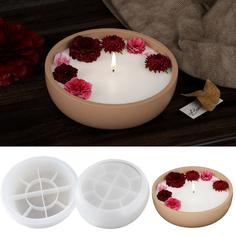 Silicone Mold Bowl Storage Box Candlestick Flowerpot