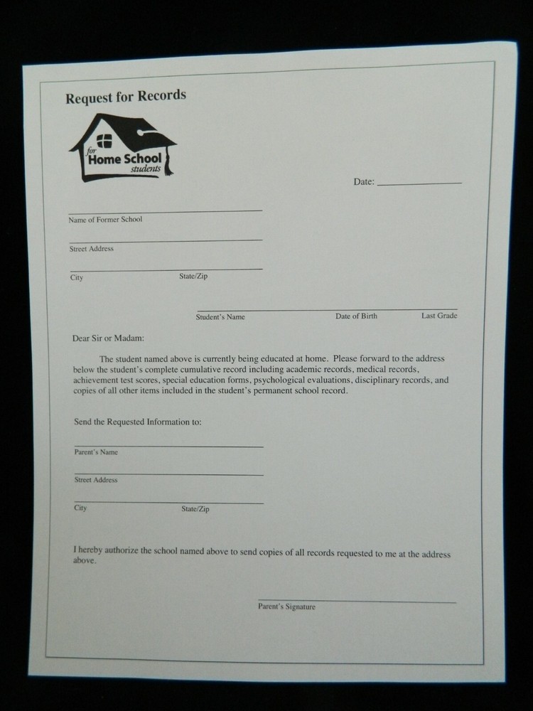 High School Homeschool Record Keeping Kit, 4 Report Cards / 1 Transcript Folder