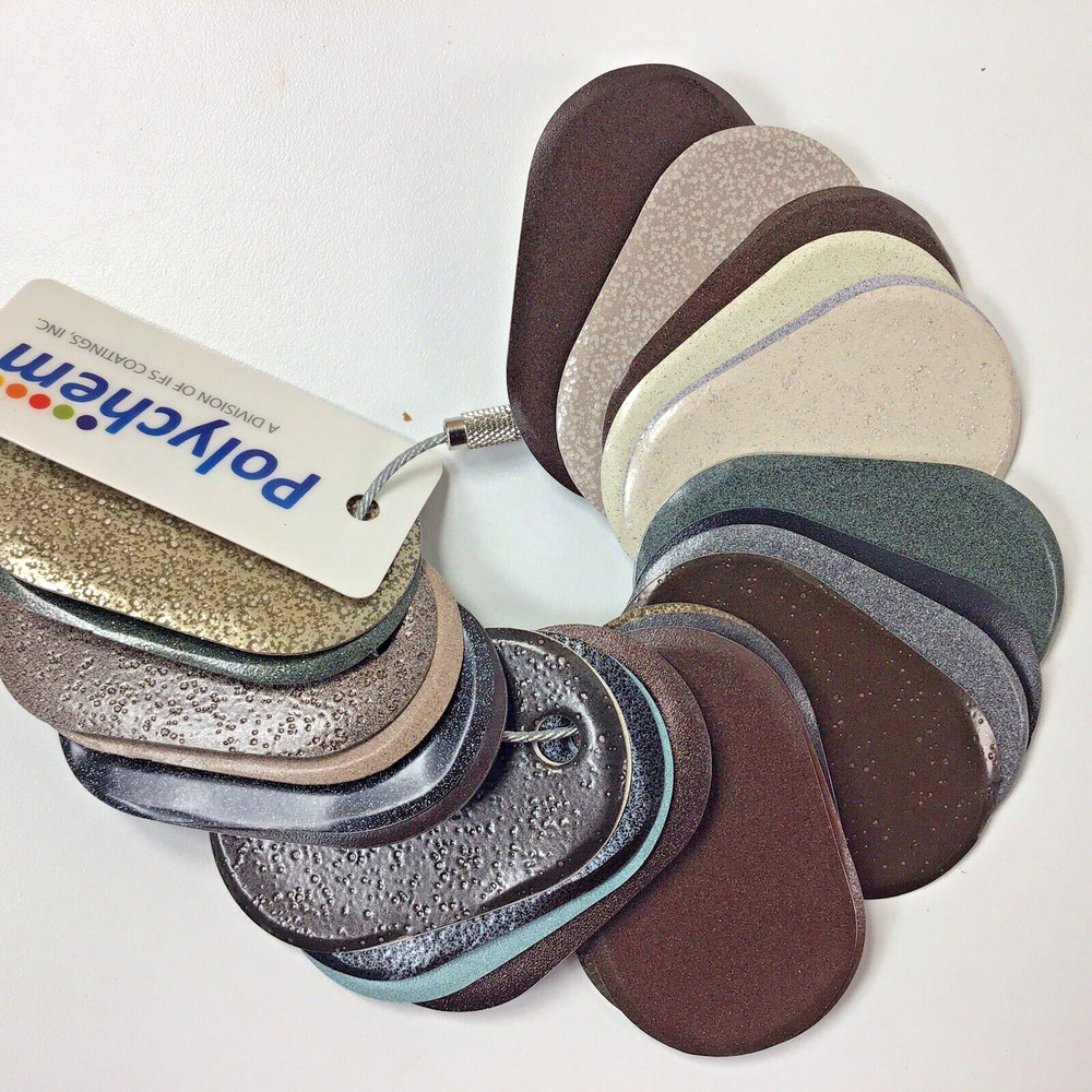Polychem Powder Coating Color Samples ~ Weathered Earth Collection