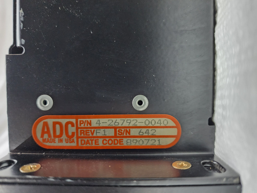 ADC 4-26792-0040 Video Patch Bay