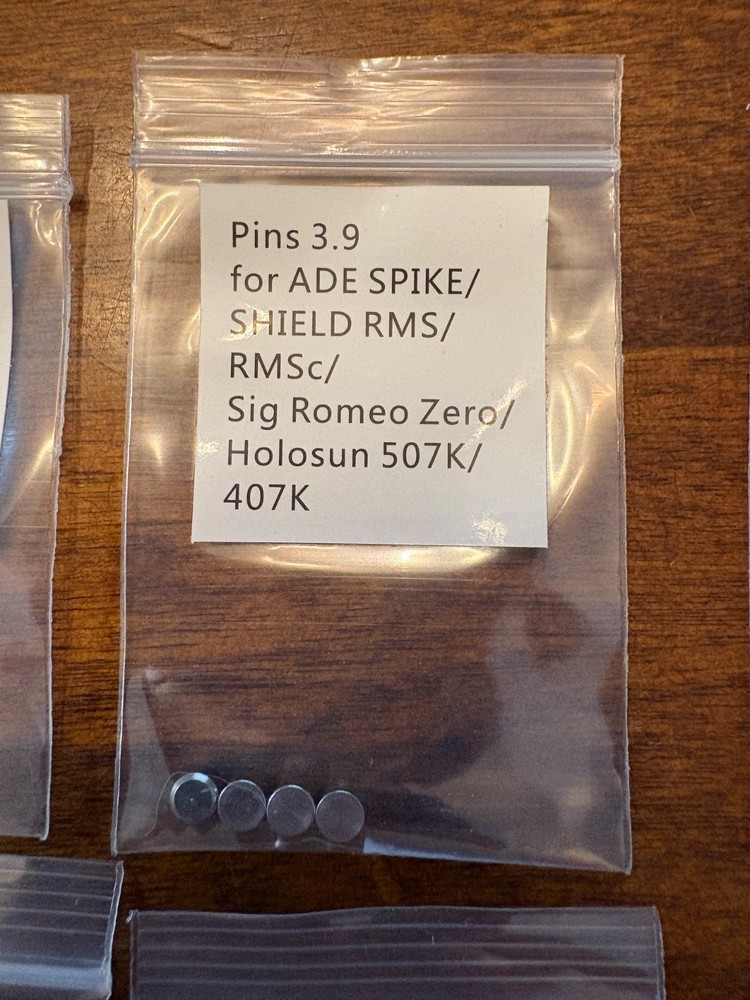 ADE Advanced Optics Optic Plate Pin Kit OEM