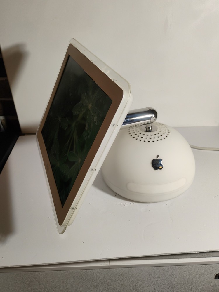 Vintage Apple iMac 2003 Computer Powers On Tested As Is