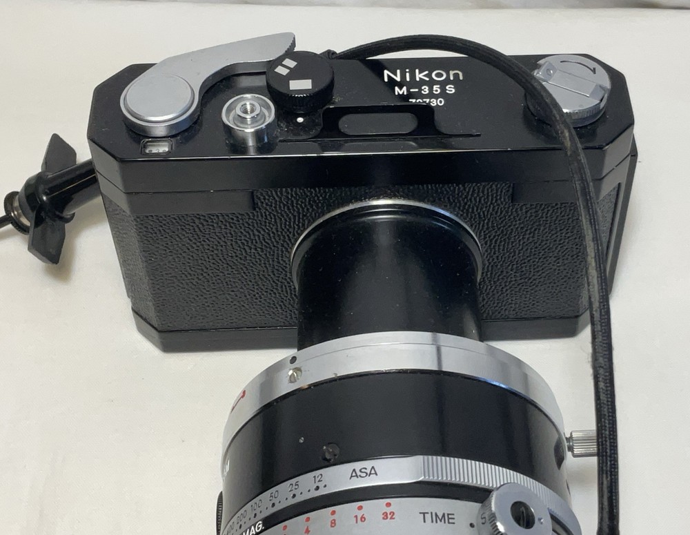 Nikon, Microflex, Adapter, EFM, with, M-35 camera, Nikon M-35 With EFM Microflex