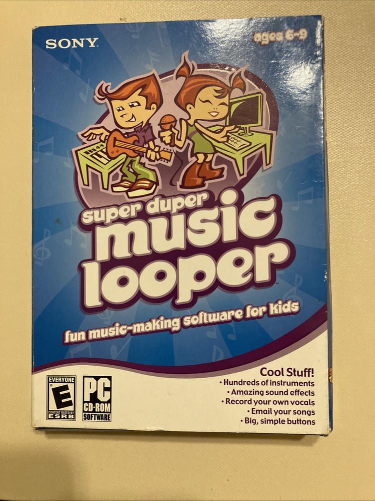 Súper Super Music Looper PC CD-ROOM Software 2005 Sony