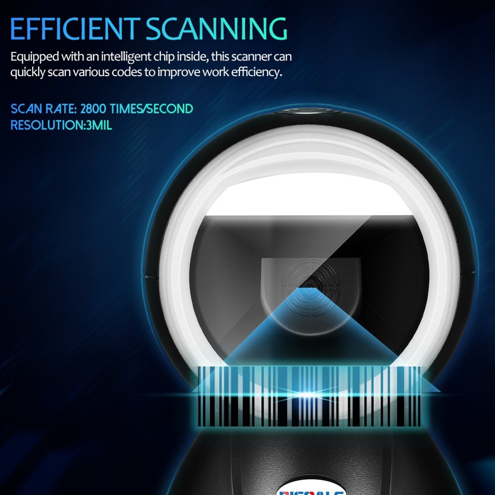 Desktop Barcode Scanning System For Supermarket Retail Store Countertop